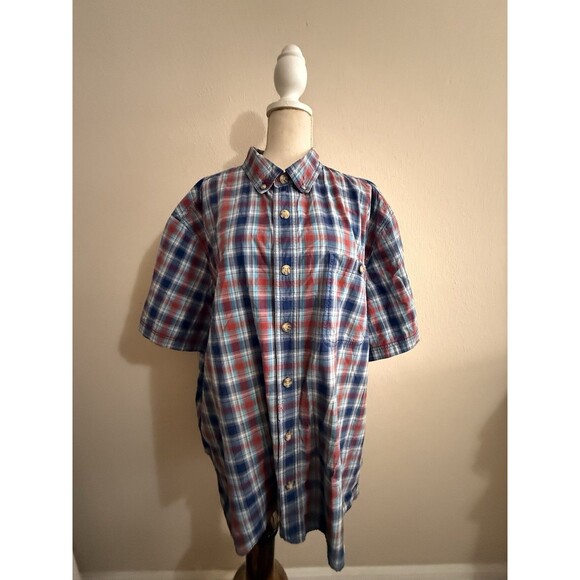 Duluth Men's Plaid Short Sleeve 2XL - Picture 1 of 5